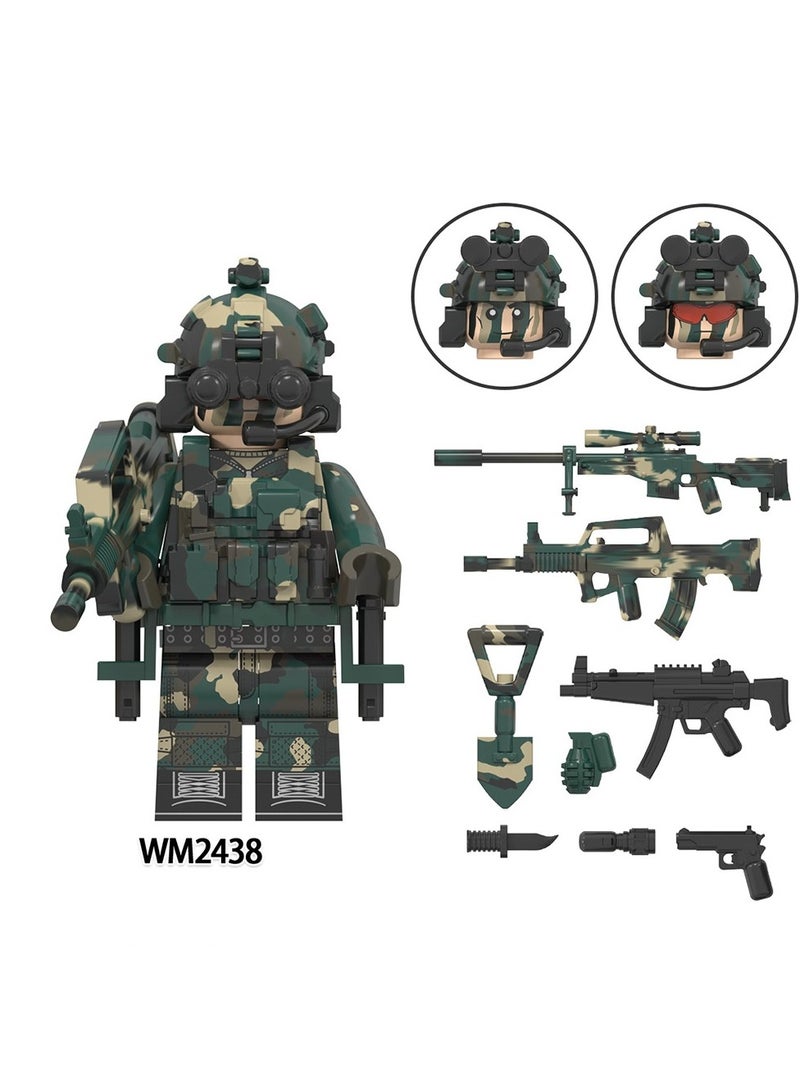 KUYING Military Series Special Forces Assembled Figurine Building Block Toys 8Pieces  - Image 5