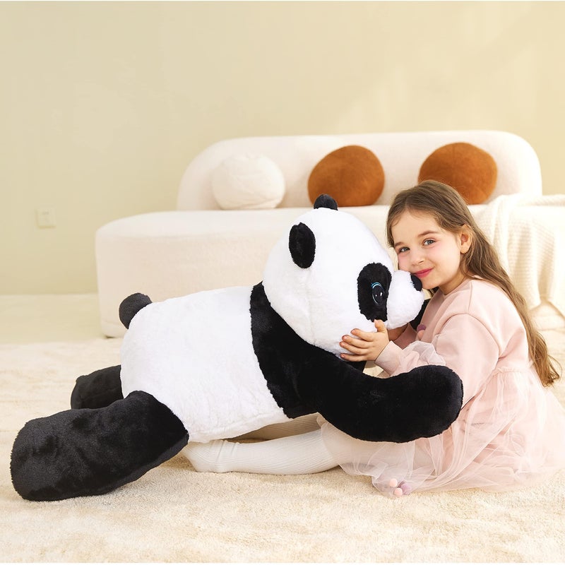 IKASA Giant Panda Stuffed Animal Plush Toy,30" Large Cute Jumbo Soft Toys,Huge Big Size Plushy Fluffy Fat Oversized Plushie,Gifts for Kids Girls - Image 3