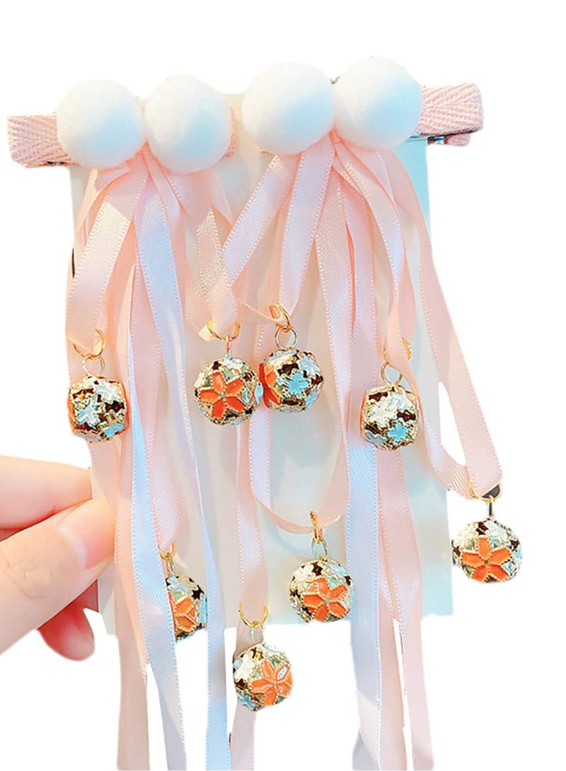 دايتويز مشابك شعر صينية للأطفال، شرائط شرابات معلقة دبابيس شعر لحفلات رأس السنة الجديدة، مستلزمات التصوير الفوتوغرافي، زوج واحد - Image 1