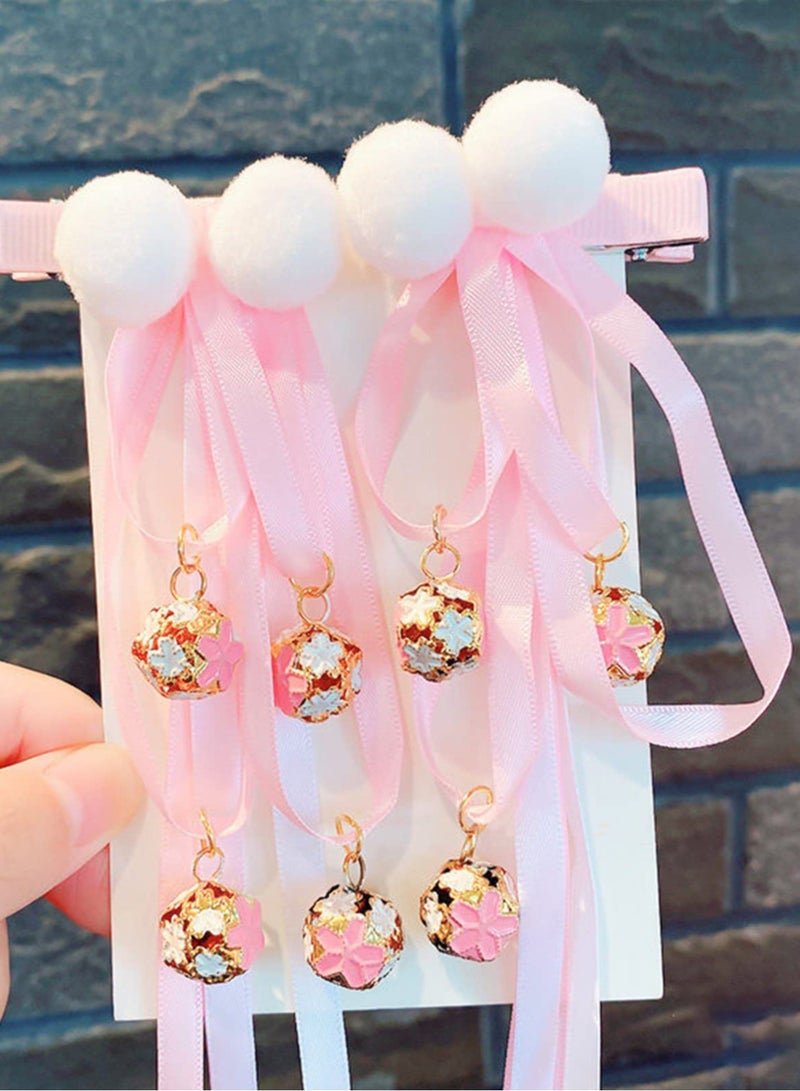 دايتويز مشابك شعر صينية للأطفال، شرائط شرابات معلقة دبابيس شعر لحفلات رأس السنة الجديدة، مستلزمات التصوير الفوتوغرافي، زوج واحد - Image 2