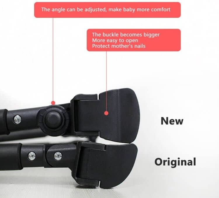 ROMIRUS Adjustable Stroller Bumper Bar Handlebar Compatible for Babyzen YOYO/YOYO 6+/ YOYO 2 (Oxford Cloth) - Image 5