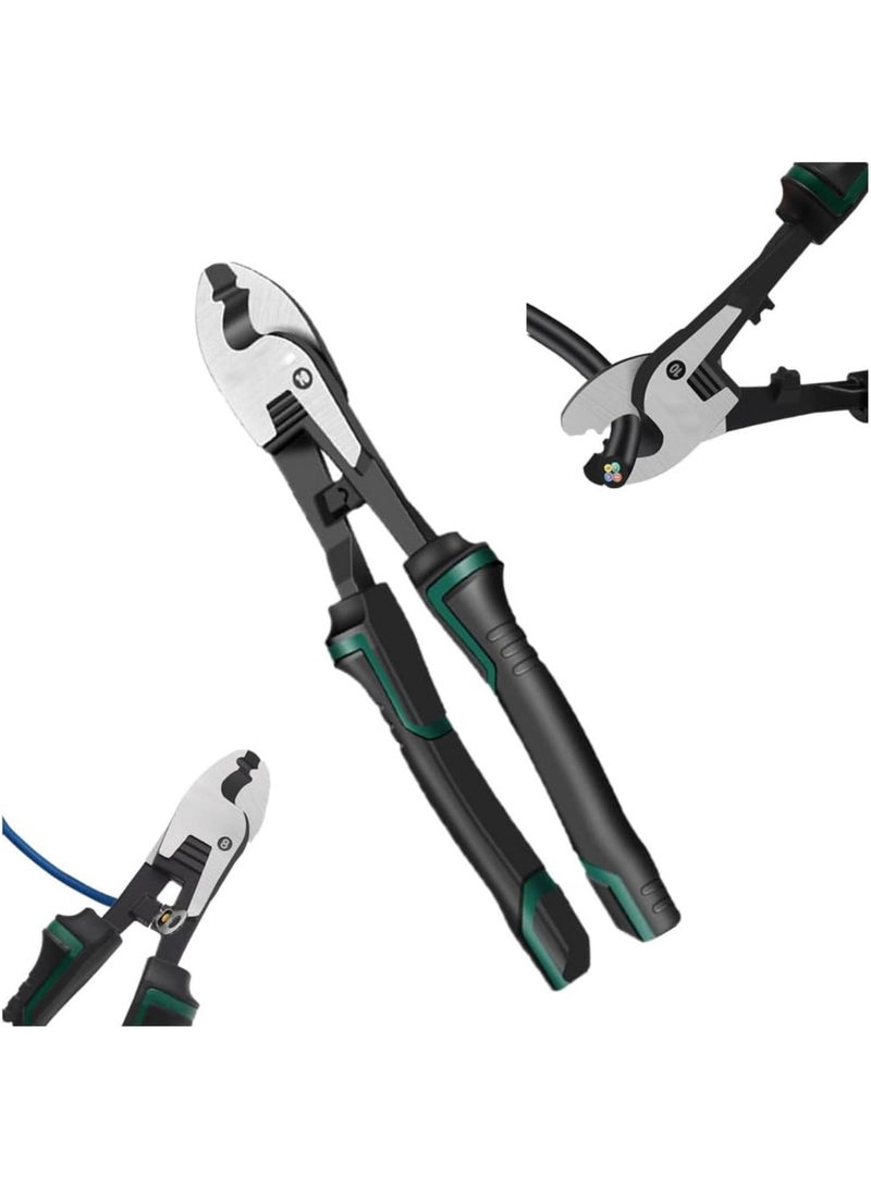GGOOT Wire Cutter, High Leverage Wire Cable Cutter Pliers Tool, Multifunctional Diagonal Pliers Hardware Wire Cutter, Professional Wire Cutter Wire Stripper for Aluminum, Copper, Wire - Image 1