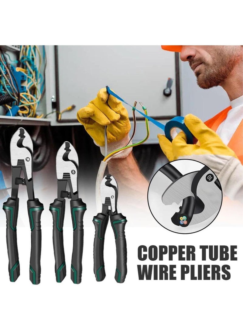 GGOOT Wire Cutter, High Leverage Wire Cable Cutter Pliers Tool, Multifunctional Diagonal Pliers Hardware Wire Cutter, Professional Wire Cutter Wire Stripper for Aluminum, Copper, Wire - Image 4