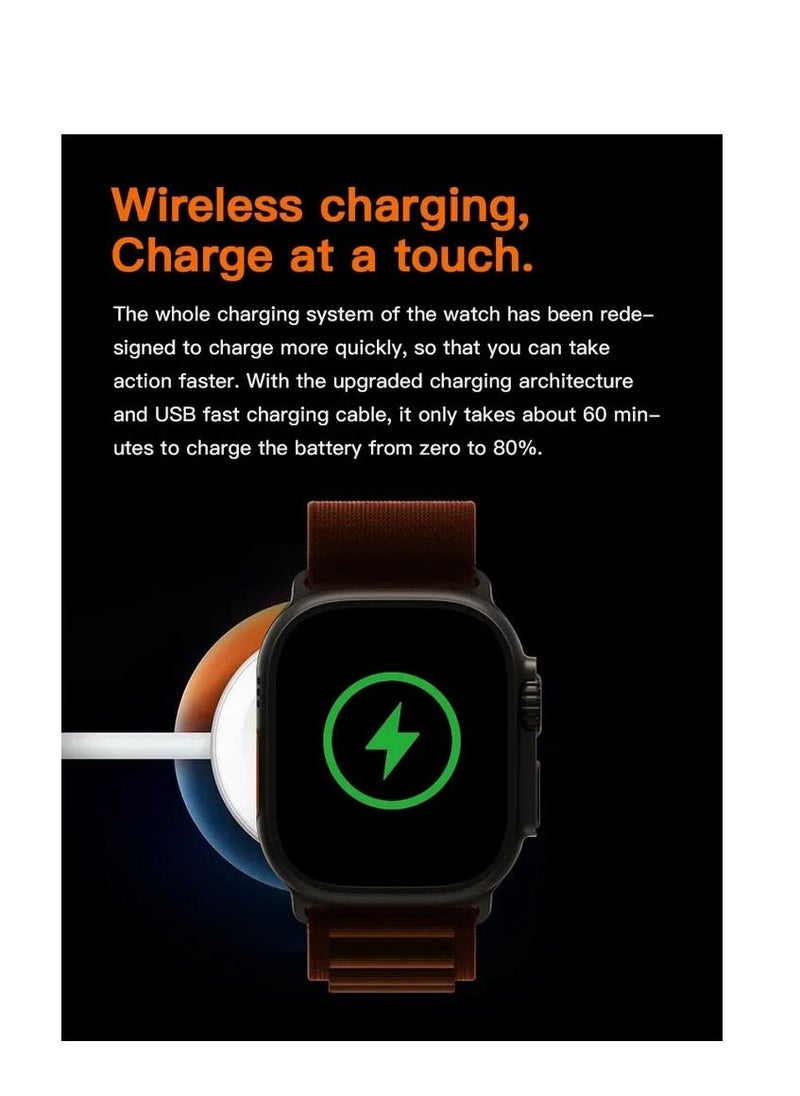 AROAQ - T900 Ultra New Features Super Fast Smart Watch White - Image 1
