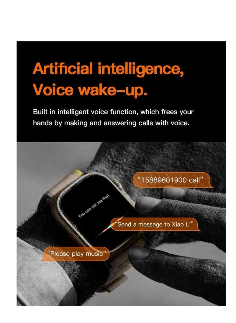 AROAQ - T900 Ultra New Features Super Fast Smart Watch White - Image 1