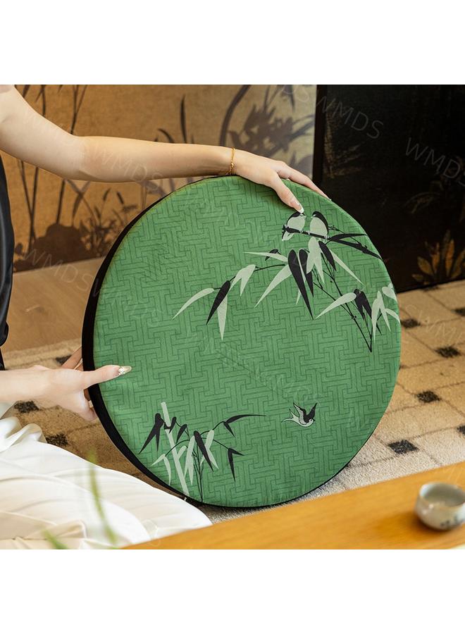 الأزرق جي دبليو رصيف جالس على الطراز الصيني مطرز على الأرض ، فوتون دائري ، رجل كسول ، دونزي غوكسوو ، ينحني على الوسادة ، وسائد أريكة صينية جديدة - Image 4