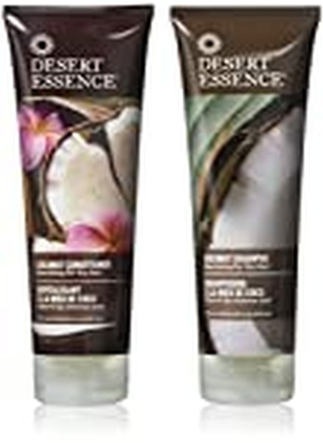 DESERT ESSENCE - Coconut Shampoo & Conditioner Bundle - 8 Fl Ounce - Nourishing For Dry Hair - Delightful Scent - Refreshes Skin - Coconut Oil - Image 1