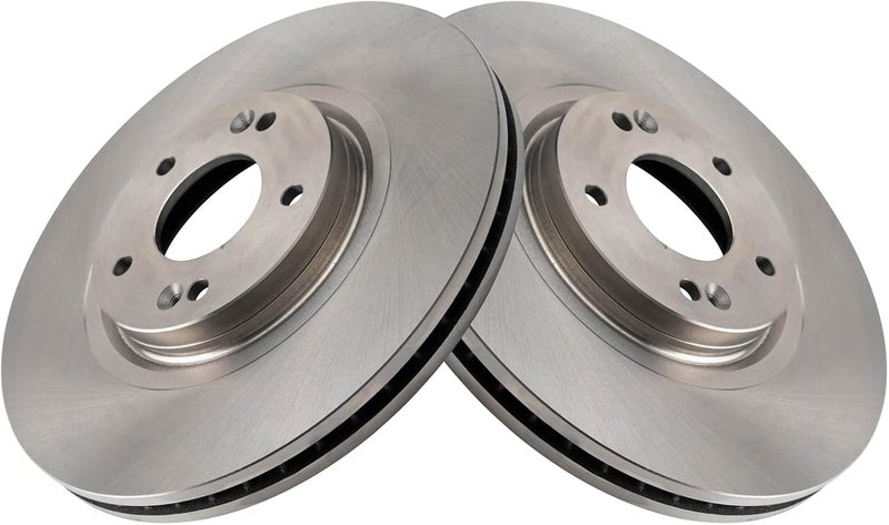 TRQ Front Brake Rotor Set Vented Compatible with 2007-2012 Hyundai Veracruz - Image 3