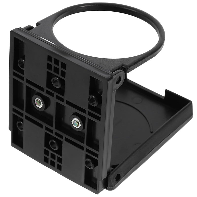 Black Folding Car Cup Holder Portable Water Bottle Stand Travel Vehicle Interior Accessories - Image 2