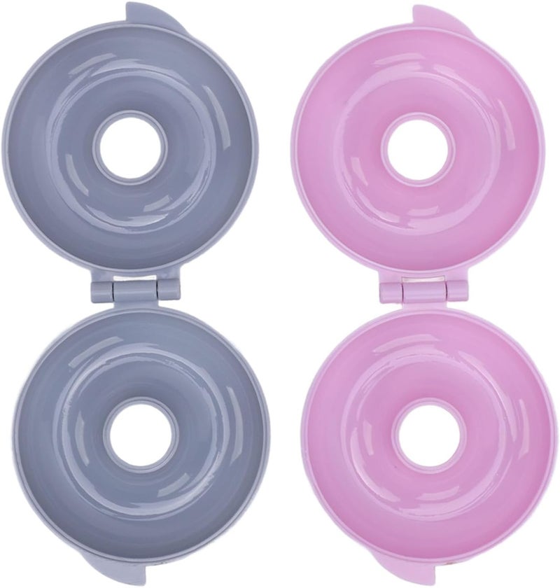 Eujgoov Versatile ABS Donut Baking Pan for Bagel Bread, Easy Demolding Baking Tray for Home Bakers, 2PCS, Nonstick - Image 5