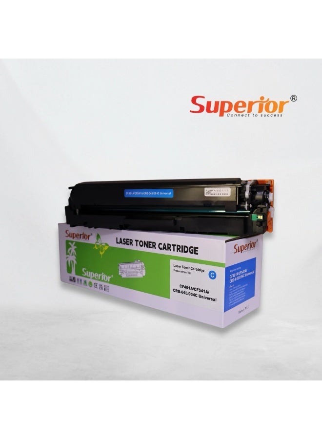 SOS Superior Superior CF541 / CF202A Cyan Compatible Toner Cartridge – With Chip For HP Color LaserJet & Canon imageCLASS / i-Sensys Printers - Image 2