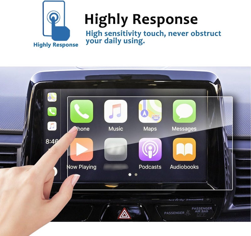 LFOTPP 2019 Hyundai Veloster 8-Inch Car Navigation Screen Protector - Image 3