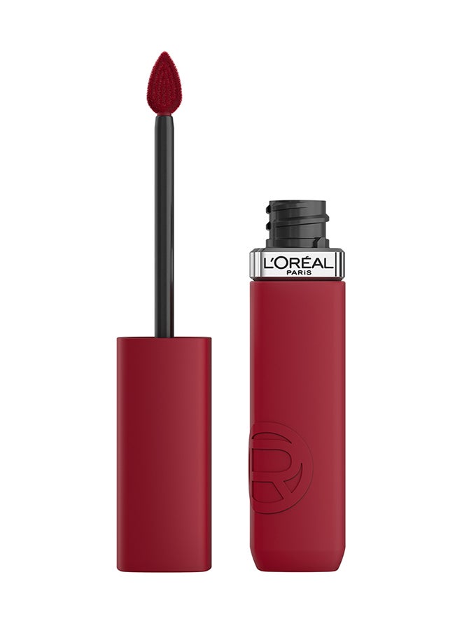 L'OREAL PARIS Infaillible Le Matte Resistance Liquid Lipstick Up To 16 Hour Wear, 420 Le Rouge Paris 