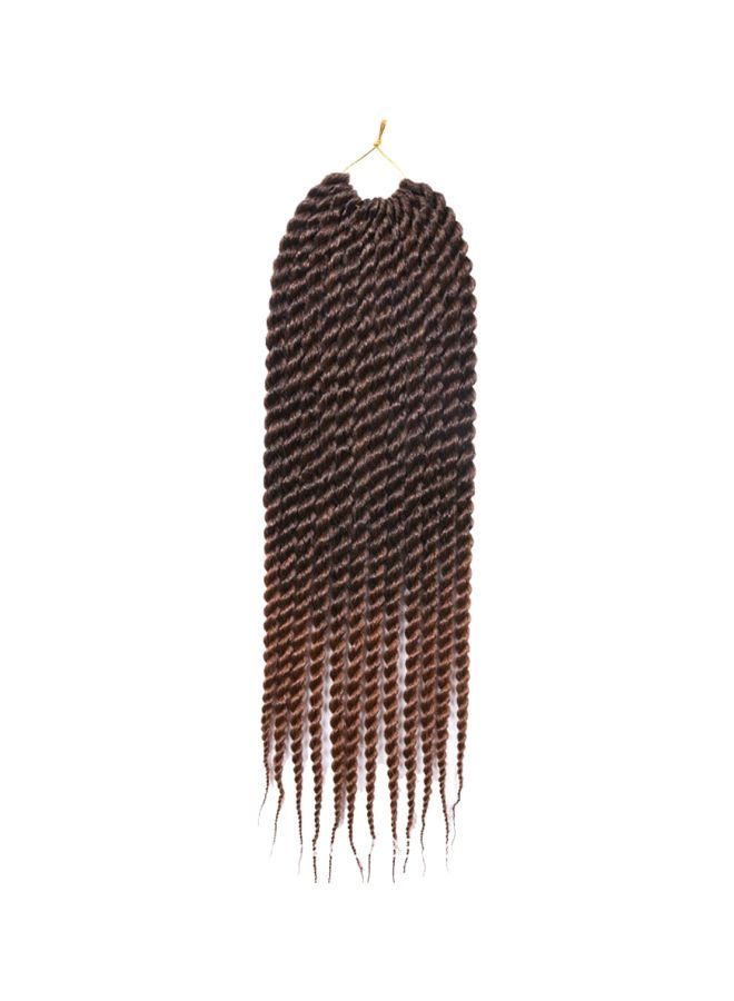 NIBEMINENT Long Thin Plait Design Hair Extension Brown 18inch