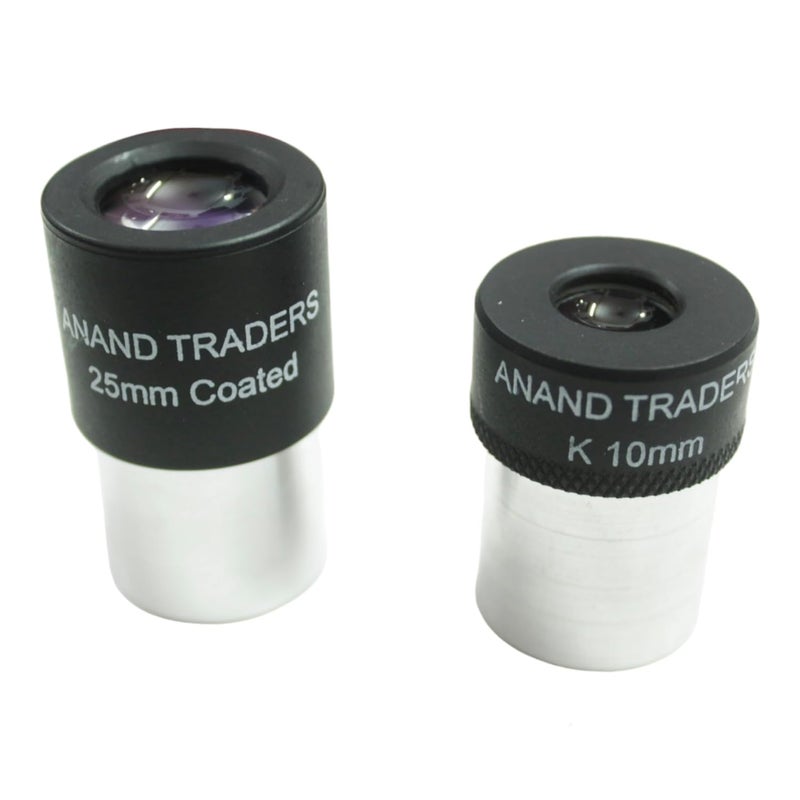 DWIJ Anand Traders Set of Wide Angle 25mm and 10mm Coated 0.965'' Eyepiece for Telescope/for 60700 and 76700 Model. - Image 2