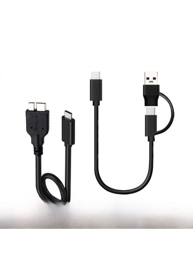 Type-c3.1 To 3.0 Mobile Hard Disk Data Cable USB3.1 Type-c3.1 Data Cable 5G/20G/10G-Color:C-C=10Gbps-Line Length:30cm - Image 2