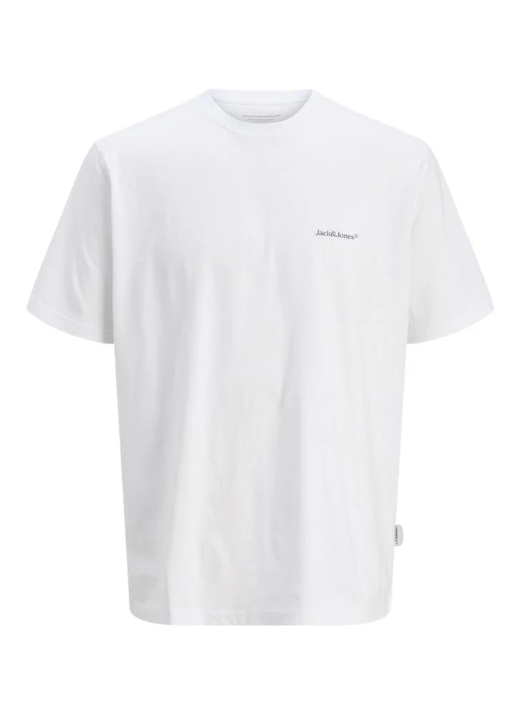 JACK & JONES Jorsplit Logo Crew Neck T-Shrt