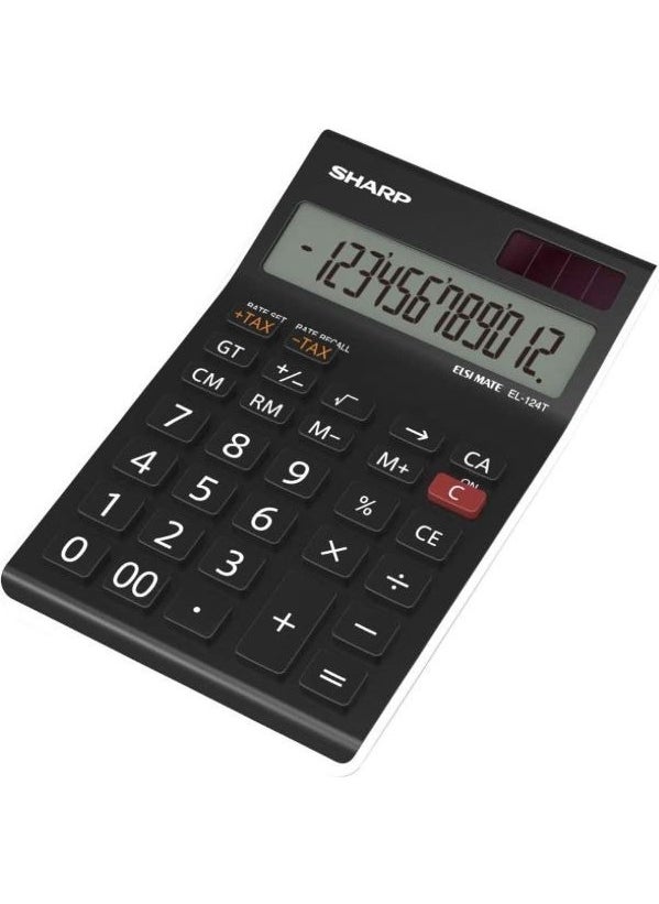 SHARP EL-124TWH 12 Digit Desktop Calculator  - Image 2