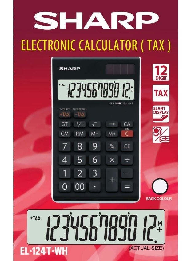 EL-124TWH 12 Digit Desktop Calculator - pzsku/ZA5048C997F80ED849744Z/45/_/1730722848/b40db5a6-3792-4423-9d5e-6787e01e5124