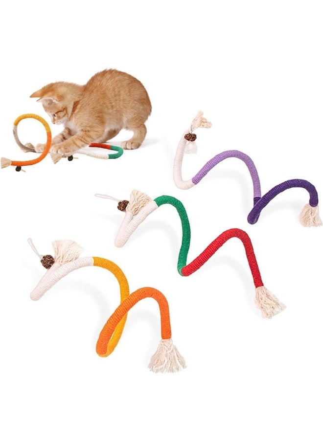 Mumoo Bear Mumoo Bear Sisal Rope Cat Toys, 3 Pack Bite-Resistant Catnip Toys  - Image 1