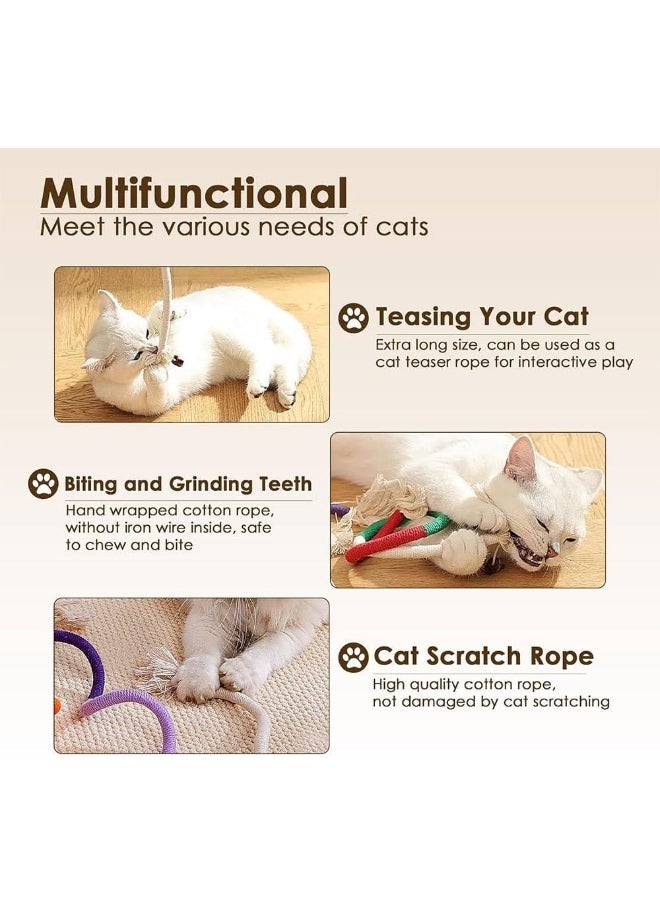 Mumoo Bear Mumoo Bear Sisal Rope Cat Toys, 3 Pack Bite-Resistant Catnip Toys  - Image 2
