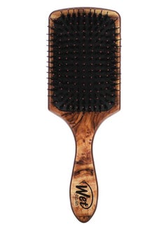 Argan Oil Infused Paddle Shine Enhancer Brush Brown 1 Brush