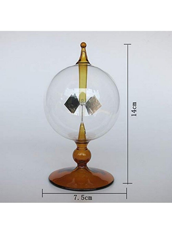 DORAMI Orange Solar Power Radiometer Crookes Solar Energy Spinning Vanes Windmill Gift Home Desk Decoration - Image 5