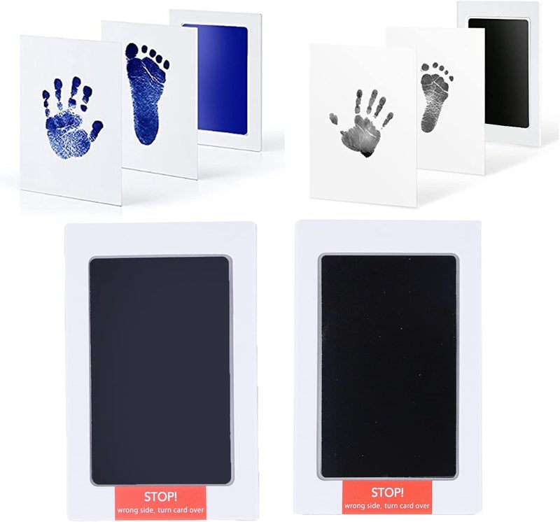 Confirmed available stock Clean Touch Ink Pad Baby Impressive Keepsake Stamp Kit, Easy to Use Baby Footprint and Handprint Kit, Colorful Multiple Clips for Hanging Photos, Nonirritating Ink Pads (Black and Blue) Quick assemble Pre-stock well-packed goods Market mainstream color picks Indoor & outdoor usable Varied dimensions Anti slip All governorates deliver Multi purpose use Secure equipped warehouse Various fittings Light & heavy use compatible Multi usage All-round unified build Flexible sizing options Multi-category warehouse equip Air & land transit compatible Transit damage minimized design Globally trusted quality Highly recommended by buyers Limited launch price Long use oriented quality Top selling in Saudi Arabia Wide range expanded design Field test upgraded craftsmanship - Image 5