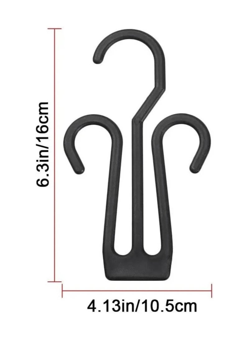 SOLDOUT 10 PCS Portable Plastic Shoe Organizer Hangers Shoes Drying Hooks Slipper Hanger Hanging Sturdy Rack (Black, Pack of 10) - Image 5
