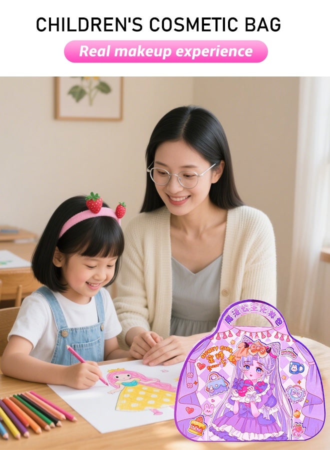 Joudiplay 【Real Makeup Experience】Kids Makeup Bag - Image 1