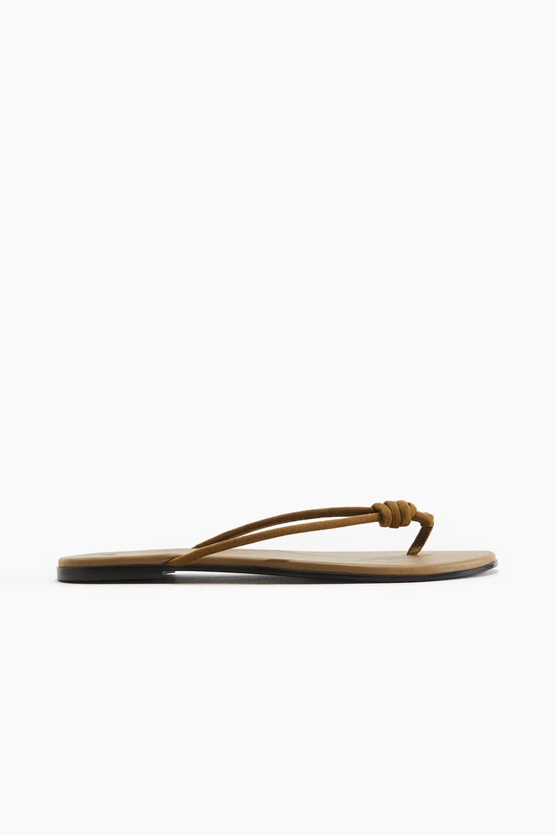 H&M Knot-detail flip-flops