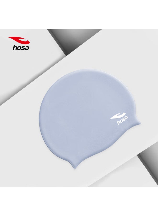 Hosa Unisex Silicone Waterproof Swim Cap With High Elasticity, Comfortable Fit, Long Hair Protection, And Ear Protection - Image 1