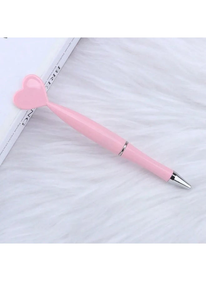 Ballpoint Pens Set of 5 – Pink Heart Design Cute Pens - Image 2