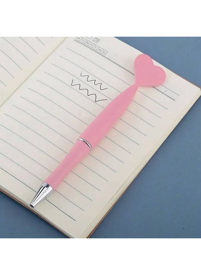 Ballpoint Pens Set of 5 – Pink Heart Design Cute Pens - Image 3