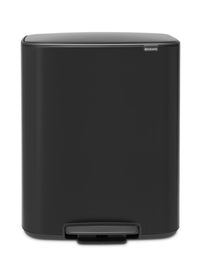 brabantia - Bo Pedal Bin With Inner Bucket 60L Matt  Made From 44% Recycled Material 97% Recyclable After Use. - Image 1
