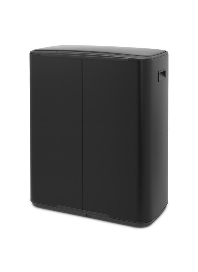 brabantia - Bo Pedal Bin With Inner Bucket 60L Matt  Made From 44% Recycled Material 97% Recyclable After Use. - Image 1