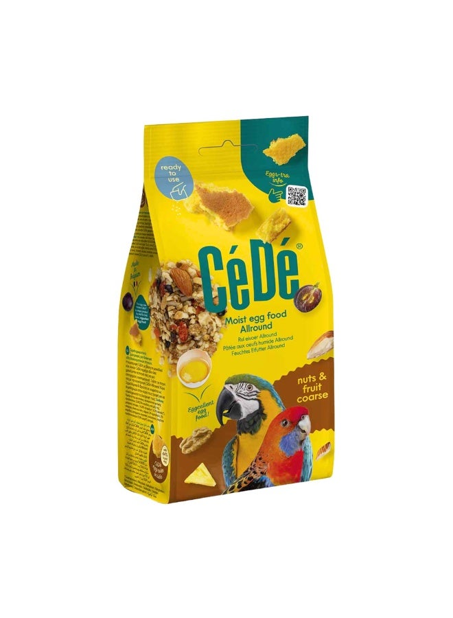 CeDe CéDé Moist Egg Food Allround with Nuts & Fruit Coarse – 200g for Ornamental Birds - Image 2