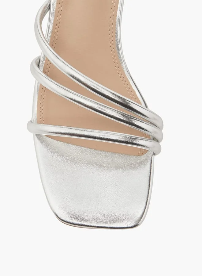 فلورا بيلا من شو إكسبرس Women Block Heeled Strap Sandals with Buckle Closure