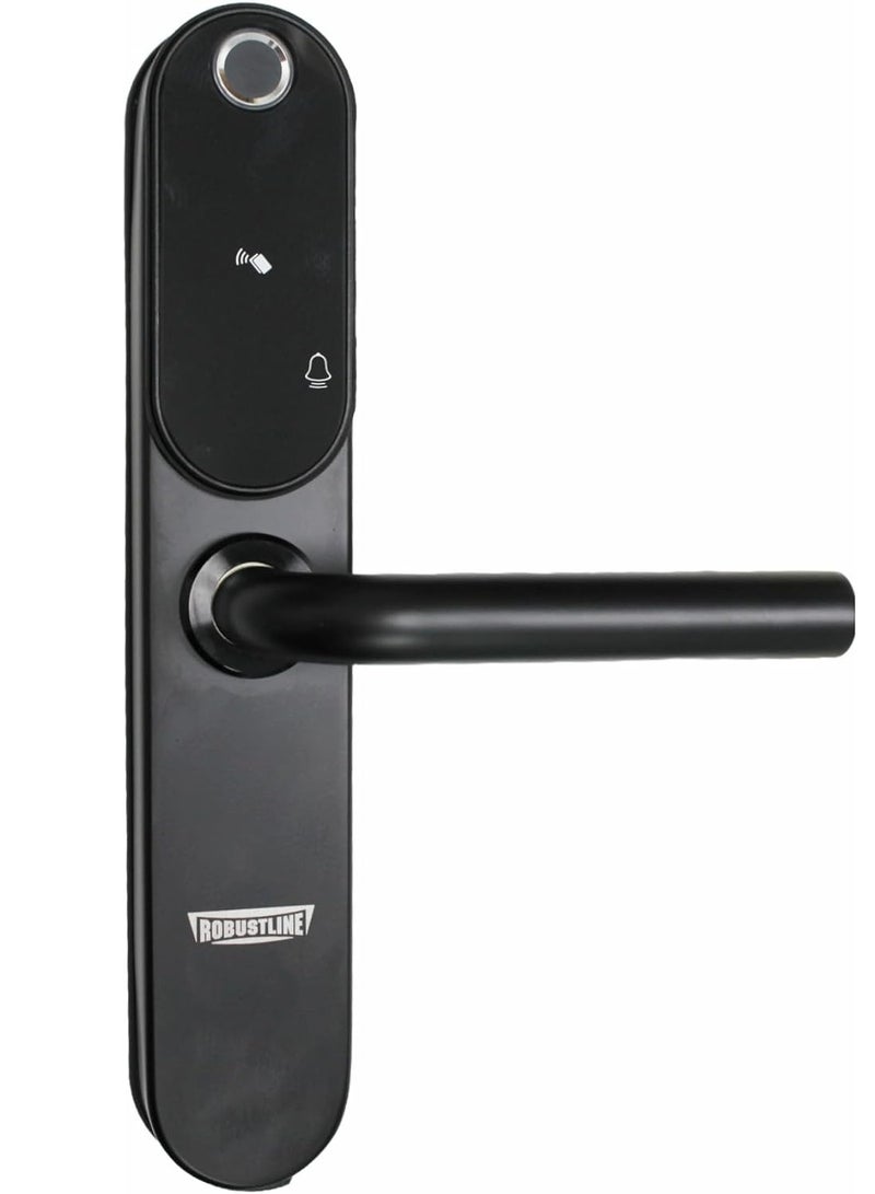 ROBUSTLINE Robustline OUTDOOR Electronic Smart Door Lock with 5 Function- Fingerprint, Mobile App, Passcode, Smart IC Card, Metal Key (2 YEARS WARRANTY) (RBSL1030B) - Image 2