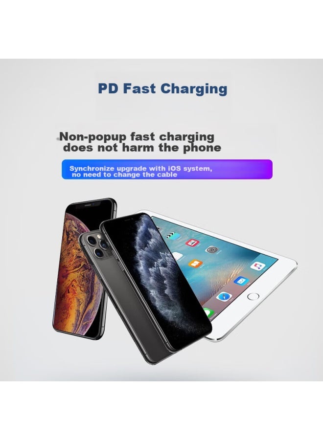 Stiger Pd20w Fast Charging Cable For Apple Phones, Type-c To Lightning Charger Cord For Iphone 14/13/12/11 Pro/xs Max, 1.5 Meters - Image 3