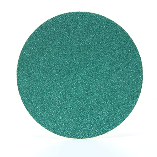 3M Green Corps Stikit Sanding Discs, 01551, No Hole, 8 in, 36+ Grade, Pack of 50 Production Discs, for Coating Removal, Metal Surfaces, Auto Sanding - Image 2