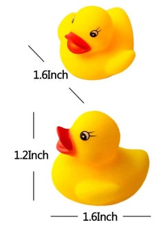 KASTWAVE 50 Mini rubber ducks, baby bath, duck birthday party accessories, baby shower to celebrate the joy of children  - Image 2