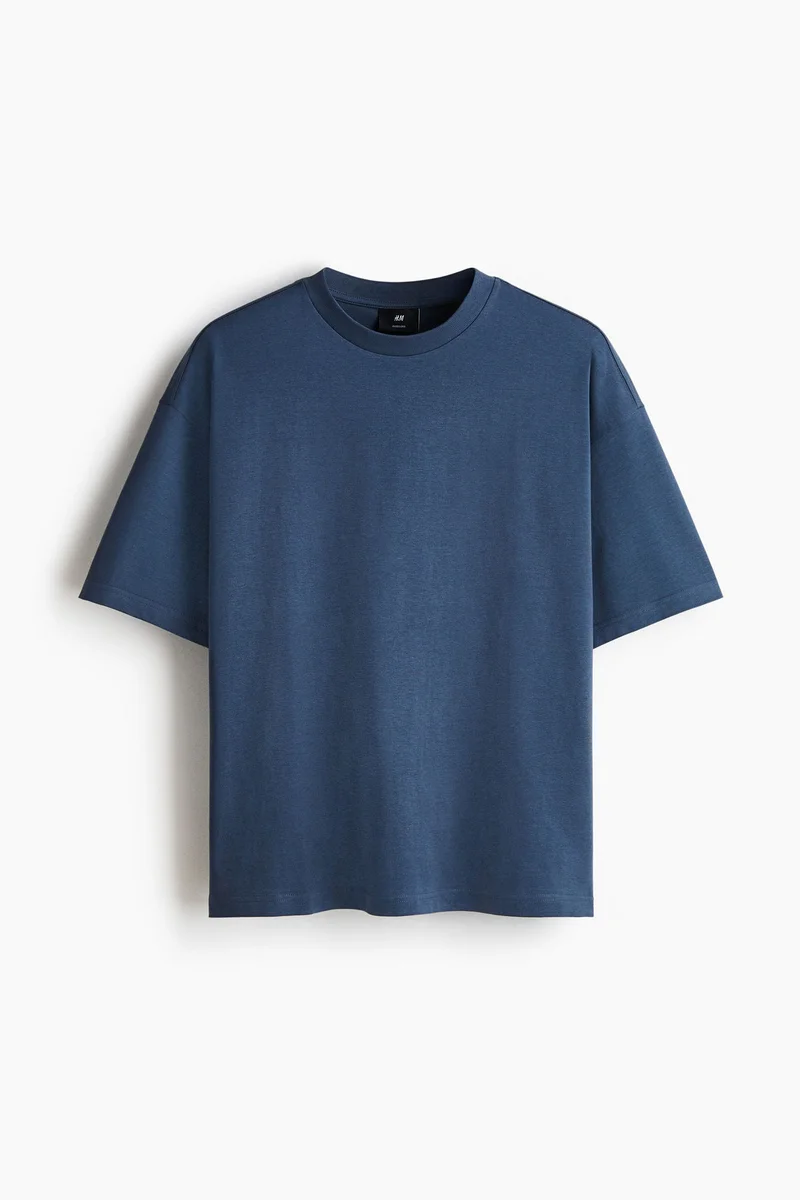 H&M  Oversized Fit Cotton T-shirt for Men | Best Price UAE