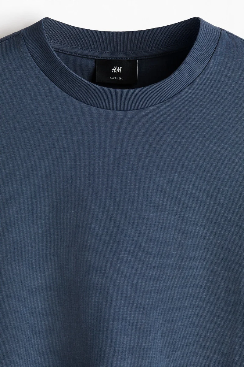 H&M  Oversized Fit Cotton T-shirt for Men | Best Price UAE