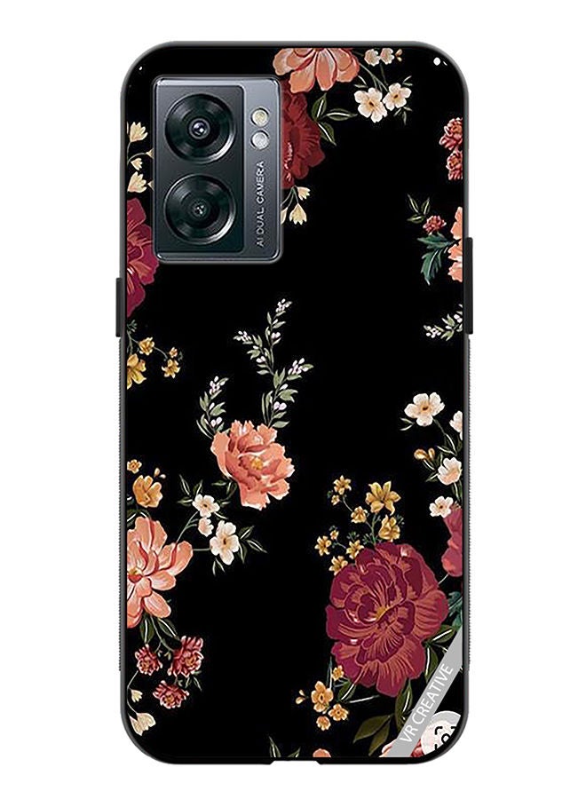 VR CREATIVE Protective Case Cover For OnePlus Nord N300 Flower Design Multicolour - Image 1