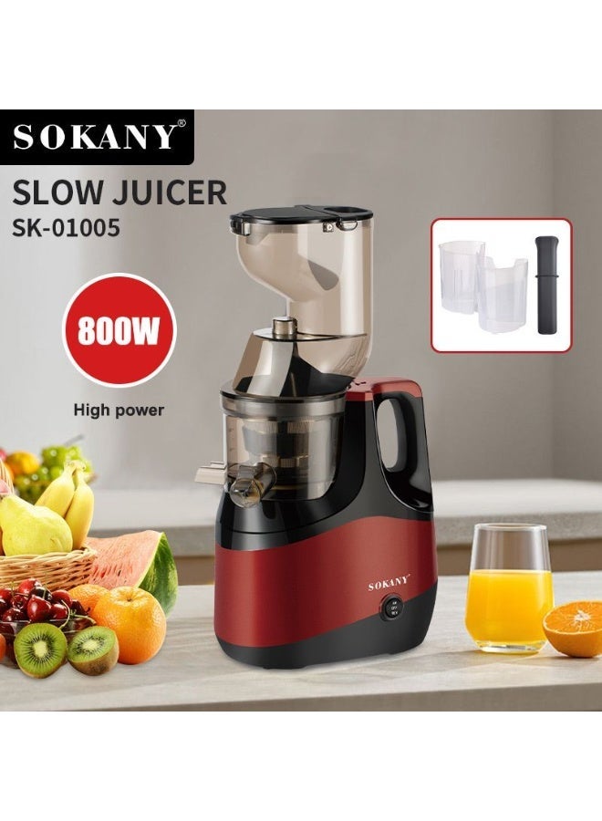 sokany Slow Juicer Masticating Cold Press | High Yield Fruit & Vegetable Juicer | Healthy Juice Extractor for Home Use | Maximum Juice Output - Image 2