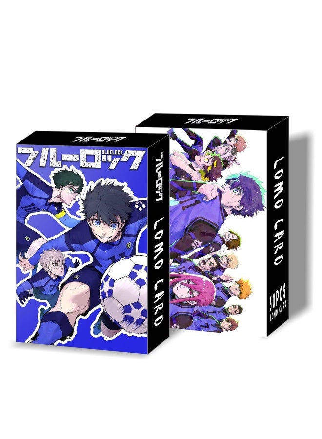 NIBEMINENT 30 Pcs Cartoon BLUE LOCK Double-sided Lomo Cards Card For Fans Collection Gifts - Image 1