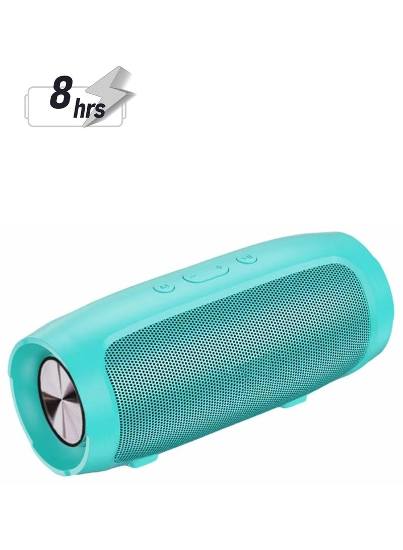 Wireless Bluetooth Speakers Outdoor Loud Portable Car Plug-In Subwoofer Home Mini Small Audio (Green) - Image 1