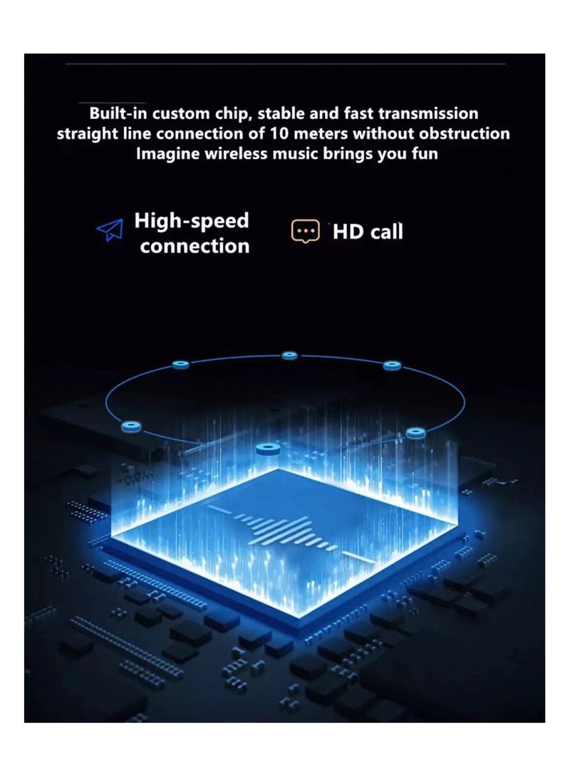 Wireless Bluetooth Speakers Outdoor Loud Portable Car Plug-In Subwoofer Home Mini Small Audio (Green) - Image 3