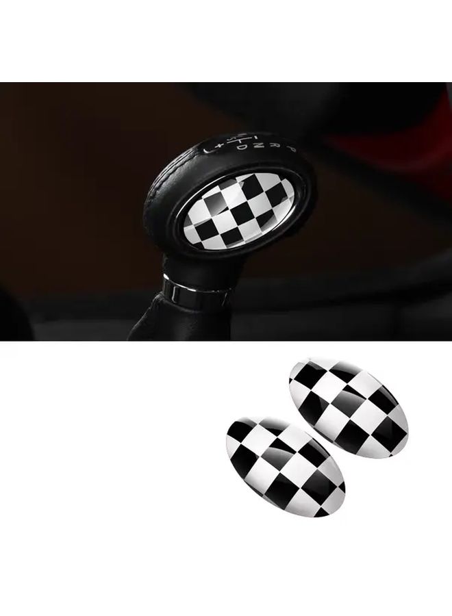 Grids Pattern Shift Knob Cover For Select Mini Cooper Models - Image 5
